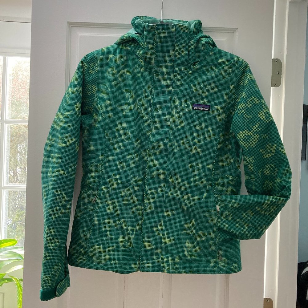 PATAGONAI WOMEN'S H2NO INSULATED SKI JACKET, GREEN, SMALL